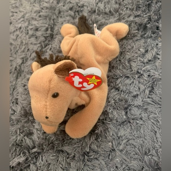 Ty Other - Vintage Derby the Horse (Style #4008) Coarse Mane - Retired Beanie Baby nwt new